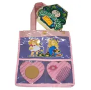 VINTAGE 1983 CABBAGE PATCH KIDS PINK PURPLE TOTE BAG HEART COMB IN PACKAGE NOS