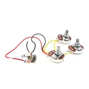 3 Way Toggle Switch 250K Pots Guitar Wiring Harness Kits Replacement with Jack