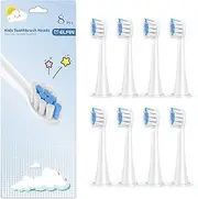 Kids Replacement Heads for Philips Sonicare: 7+ Child Soft Electric Toothbrush Standard Children Brush Head for Boy Girl, 8 Packs