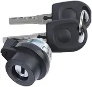 Steering Ignition Switch Lock Barrel Cylinder with Key Compatible with VW Skoda Audi A6 Q3 R8 TT Seat 8E0905855A 107905855CF 6L0905855D