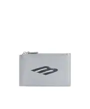 Men's Cash Large Long Coin And Card Holder in Grey/black/white One size Gray Black White