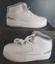 NEW AUTHENTIC JORDAN 2 RETRO (TD) "CEMENT GREY" MEN'S US 7 C