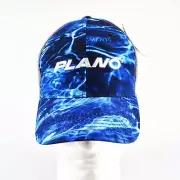 Plano Fishing Outdoors Snap-Back Trucker Hat - Baseball Cap Blue/Gray Adjustable