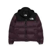 [The North Face] The North Face Hooded Puffer Jacket S PURPLE