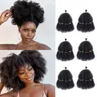 Synthetic Hair Crochet Braiding Hair Ombre Dreadlock Wig Kinky Bulk Braids