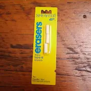 Set of 3 Vintage NEW Deadstock SHEAFFER Type U Pencil Erasers USA Made