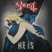 GHOST He Is " ALBUM COVER POSTER 24"X24" FREE SHIPPING