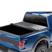 Truck Bed Cover, Roll Up Truck Bed Tonneau Cover, Compatible with 2009-2024 Ford F-150 Styleside Bed, for 1.7m x 1.7m Bed, Soft PVC material, 100% Bed Access Roll Up Tonneau