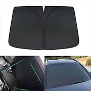 [KYVQJDGS] Fit for VW Golf Mk-6 2008-2012, Car windscreen Sun Shade, Black Sun Shade Car Windshield, Foldable Front Windshield Sun Shade