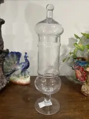 Vintage Empoli Apothecary Glass Jar 16” New No Box
