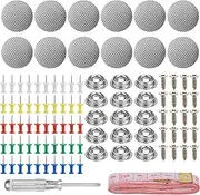 Zocipro Set of 100 roof Liner Repair kit, car Headliner Repair kit, car Repair Rivets, car roof Rivets, Button, car roof Headliner Repair, with pins, Screwdriver, Tape Measure for All Cars