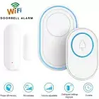 Wireless WiFi Doorbell Smart Phone Door Ring Intercom Security Alert Sensors