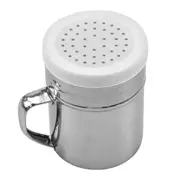 Stainless Steel Dusting Canister with Lid and Handle Kitchen Storage Container