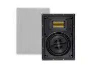 Monoprice 2-Way Carbon Fiber In-Wall Speakers - 6.5in With Ribbon Tweeter (Pair)