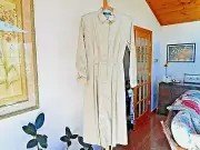 Orvis Classic Khaki Cotton Dress 10P NEW 10 Petite NWT 1/2 price Made in USA