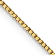 18 Inch 14K .8mm Box With Lobster Clasp Chain