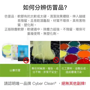 【MIBO米寶】cyber clean 瑞士研發 家用袋裝清潔軟膠 原廠公司貨 80g (5折)