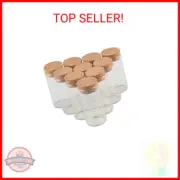 30x60mm 25ml Glass Vials Jars Test Tube With Cork Stopper Empty Glass Transparen