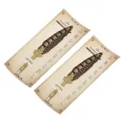 2 Pcs 9.3 Inch Feather Pen Quill Pen with 5 Pcs Replacement Nibs Black/Brown