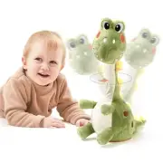 TUMAMA Dinosaur Dancing Talking Interactive Baby Toy, Mimicking Twisted Elect...