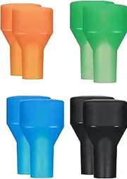 8Pcs Bite Valve Replacement Mouthpieces fits Camelbak, Multicolored Mouthpiece Parts Replacement for Dust Cover Bite Valve Accessories Replacement for Hydration Bladder