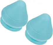 Ipetboom 2pcs Hand Held Massager Foot Massager Massage Balls Leg Massager Roller Neck Roller Massage Stick Roller for Legs Yoga Massage Ball Back Massager Manual Thumb Massager Sky-blue