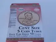 Whitman 5 Pack of Coin Tubes for Cents, Pennies
