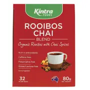 Organic Kintra Foods Rooibos Chai Tea Bags 32pk – Fresh, healthy organic delivery | Doorstep Organics.