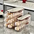 Large-capacity Rolling Egg Storage Box Household Egg Storage Box Refrigerator