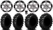 ITP SS212 14" Wheels Machined 28" Swamp Lite Tires Polaris RZR XP 1000 / PRO XP