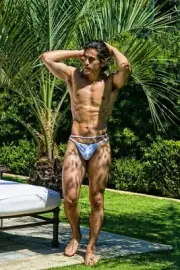 [O014] Male Model Showing Off Body Fine Art Hunky Physique MATTE OR GLOSS OPTION