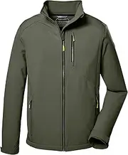[killtec] Men's Kos 263 Mn Sftshll Softshell Jacket/Outdoor Jacket with Stand-Up Collar