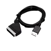 Sega Dreamcast AV Cables Scart TV Replacement New Aftermarket 1.8 Metre