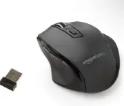 Amazon Basics Ergonomic 2.4 Ghz Wireless Optical PC Mouse DPI Adjustable