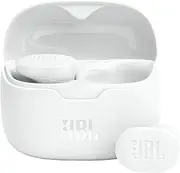 JBL Tune Buds - True Wireless Noise Cancelling Earbuds (White), Small