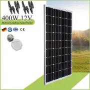 400W 18V Solar Panel Mono Caravan Home Off Gird Battery Charging Power 400 Watt
