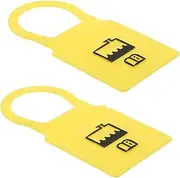 CHICAMPERA 2pcs Engine Coolant Cap Replacement for Radiator Overflow Tank Cover Easy Installation for Car Maintenance