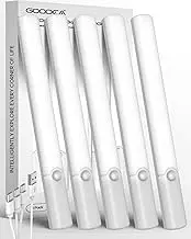 Under Cabinet Lights,Led Cabinet Light Wireless,1800mAh Rechargeable Battery Operated Motion Sensor Lighting Indoor, Magnetic Dimmble Under Counter Lights for Kitchen 11.8 Inch (5 Pack)