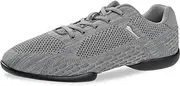 [Diamant] Unisex Split-Sole Dance Trainers Tune Light Grey - Mesh Light Grey - Split Sole - Removable Insole