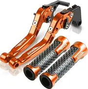 MAODOXIANG Handlebar Kits Motorcycle Grips RS125 Handle Grips Handlebar EXtendable Brake Clutch Levers for aprilias RS125 RS 125 2006 2007 2008 2009 2010 (Color : N Style Color)