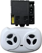 Yellow Four-Sided Socket JR-RX-12V Kids Powered Ride on car 2.4G Bluetooth Remote Control and Receiver Kit Controller Control Box Accessories for Children Electric Ride On Car Parts