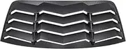 TML Rear Window Louver Rear Windshield Sun Shade Cover Compatible for Dodge Challenger 2008-2023 in GT Lambo Style ABS Matte Black