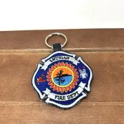 Shuniah Ontario Canada Fire Department Embroidery Keychain