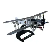 1/72 WWII British Navy Fairey Swordfish Aircraft Finished Alloy Model Plane