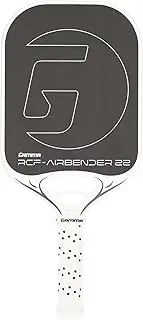 GAMMA RCF Airbender 22 Pickleball Paddle, Raw Carbon Fiber Face with Customizable Weight System and Aerodynamic Open Throat with Shock Absorbing Gel Insert, 22mm - The Tennis Paddle