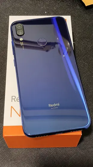 二手小故障 紅米Redmi Note 7 4G+128G 雙卡雙待機 - 夢幻藍色