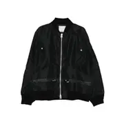 [Sacai] Sacai Zip-up Bomber Jacket I NUMERIC BLACK