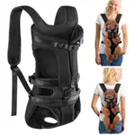 PET FRONT DOG HARNESS 背包,可調節狗背包帶,腿部延長易於安裝的狗胸帶,適用於中小型犬,免提狗前背帶