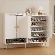 1 Artiss Shoe Rack Cabinet 5 Tiers 30 Pairs White