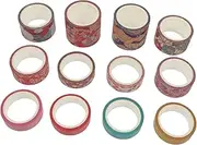 COHEALI 12 Pack Washi Tapes for Scrapbooking Adhesive Decorative Tape for Diary Notebook